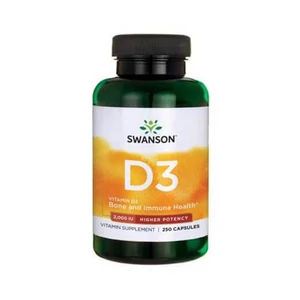SWANSON D3 vitamin 2000NE / 250 kapszula SWANSON D3 vitamin 2000NE / 250 kapszula