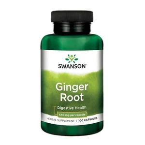 SWANSON Gyömbér (Ginger root) 540 mg / 100 kapszula