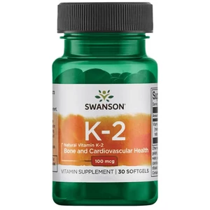 Swanson K2 vitamin (Menakinon-7) 100 mcg / 30 db lágyzselatin kapszula Swanson K2 vitamin (Menakinon-7) 100 mcg / 30 db lágyzselatin kapszula