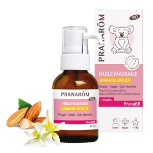 BIO - PranaBB Édesmandula masszázsolaj vaníliával BIO - PranaBB Édesmandula masszázsolaj vaníliával